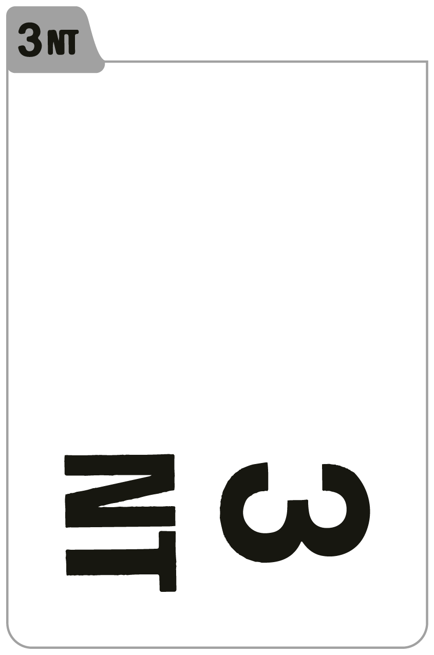 Intermediate level bidding card